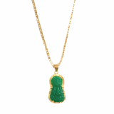 KWAN YIN SUPER MINI JADE necklace