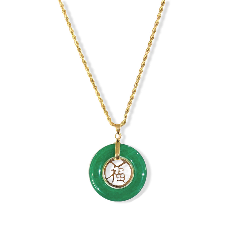 GOOD FORTUNE JADE necklace