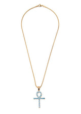 LIGHT BLUE ANKH LIGHT BLUE necklace