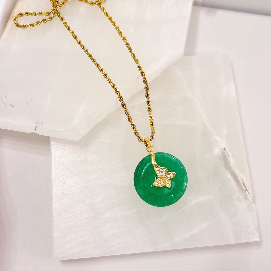 Butterfly hotsell jade pendant