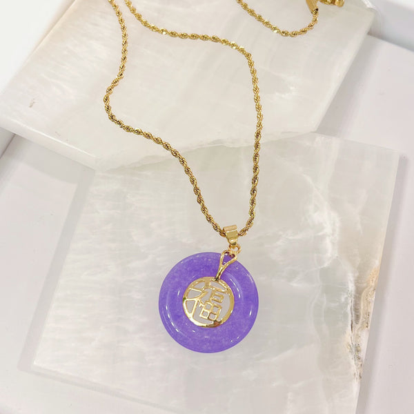 GOOD FORTUNE LAVENDER necklace