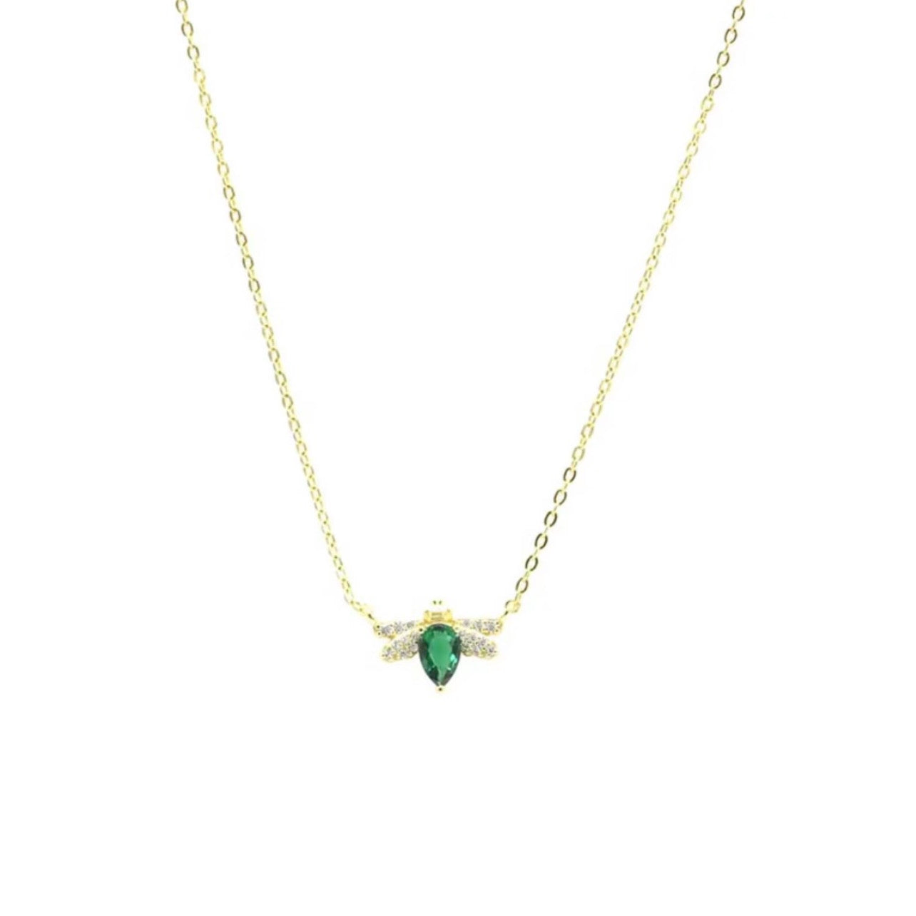 EMERALD BEE necklace