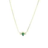 EMERALD BEE necklace