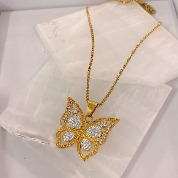 BUTTERFLY CRYSTAL II necklace