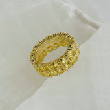 DOUBLE UP CANARY YELLOW ring