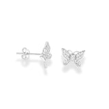 BUTTERFLY CRYSTAL STUD earrings