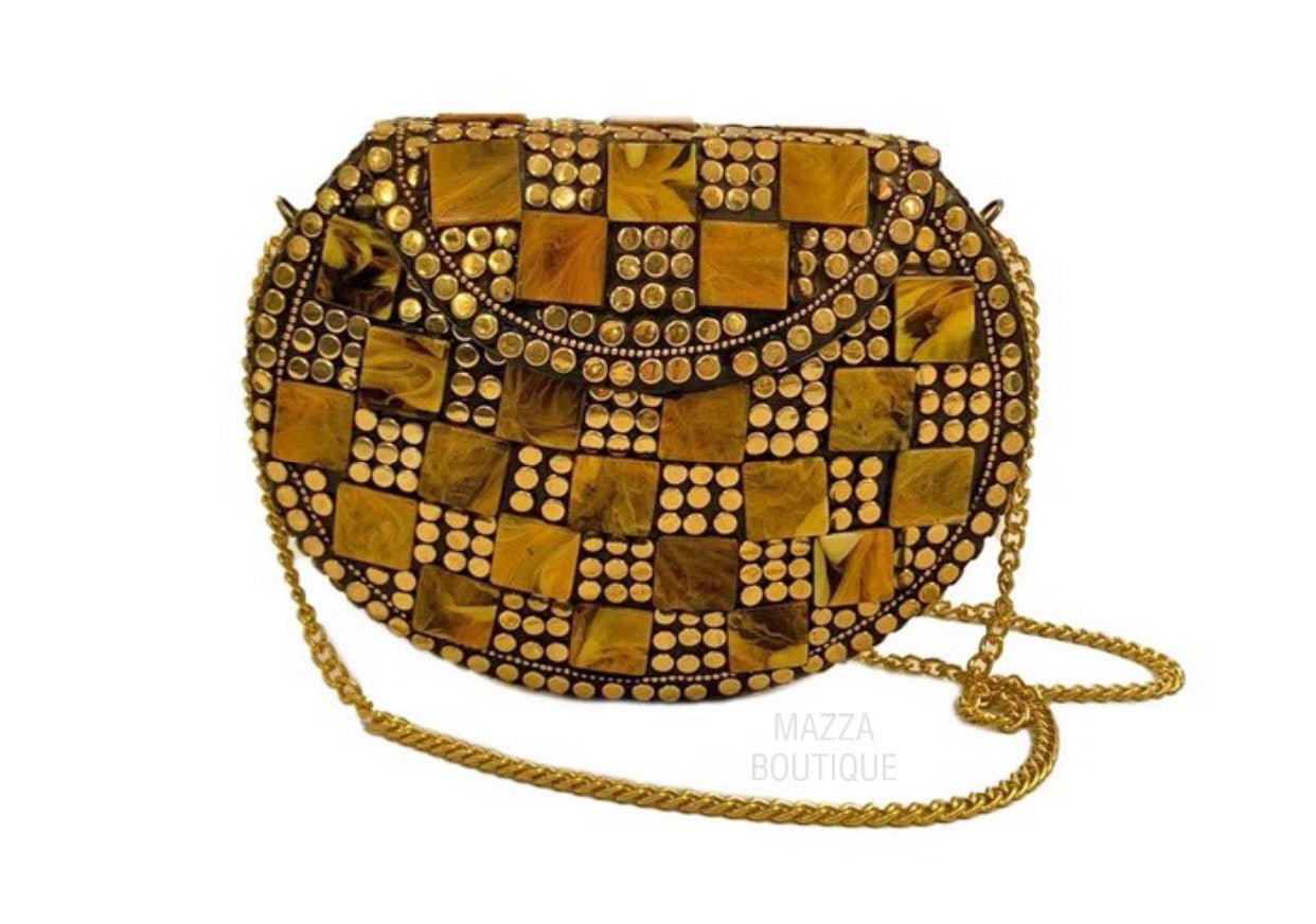 GOLD STONE handbag