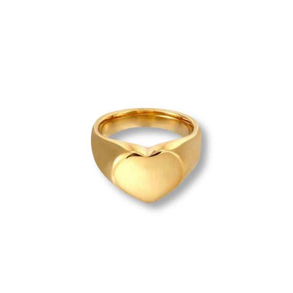 GOLD HEART ring