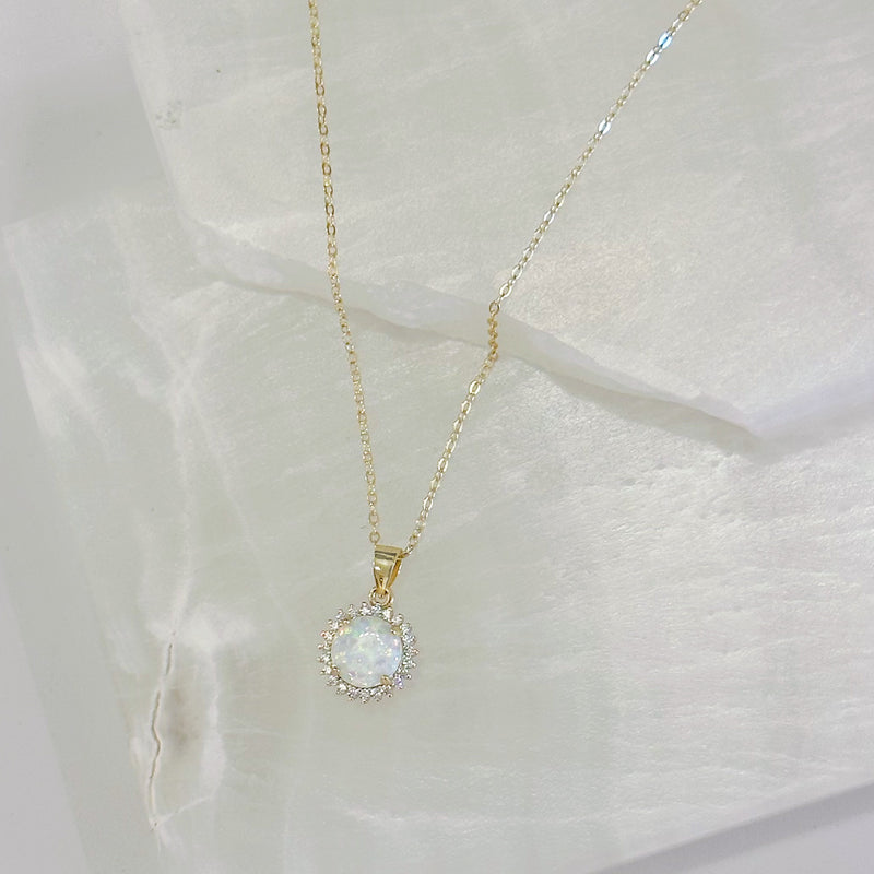 FIRE OPAL necklace