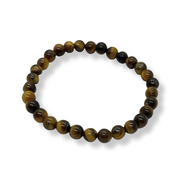 TIGER EYE 6MM BEADED bracelet