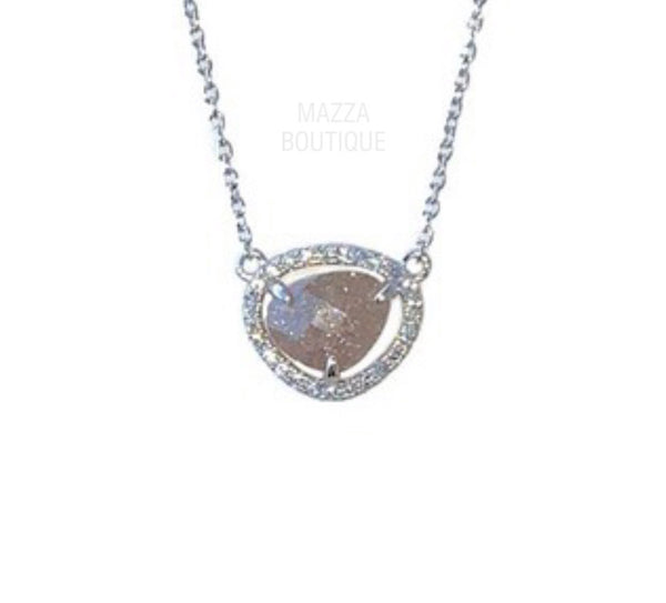 GLITTER STONE necklace