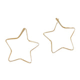 STAR HOOP earrings