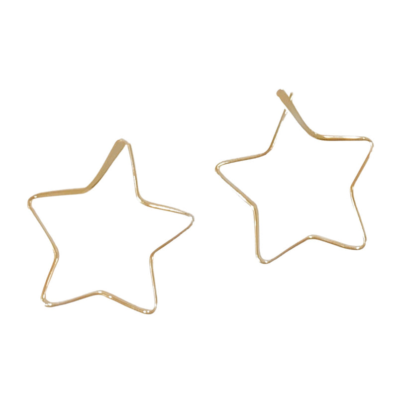STAR HOOP earrings