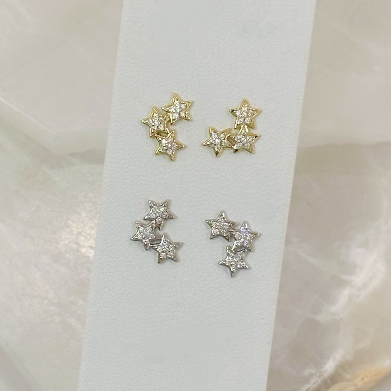 STAR CLUSTER earrings