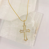 VINTAGE CROSS necklace