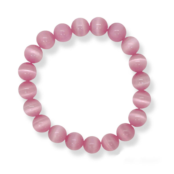 ROSE QUARTZ 10MM BEADED bracelet