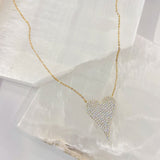 CRYSTAL HEART necklace