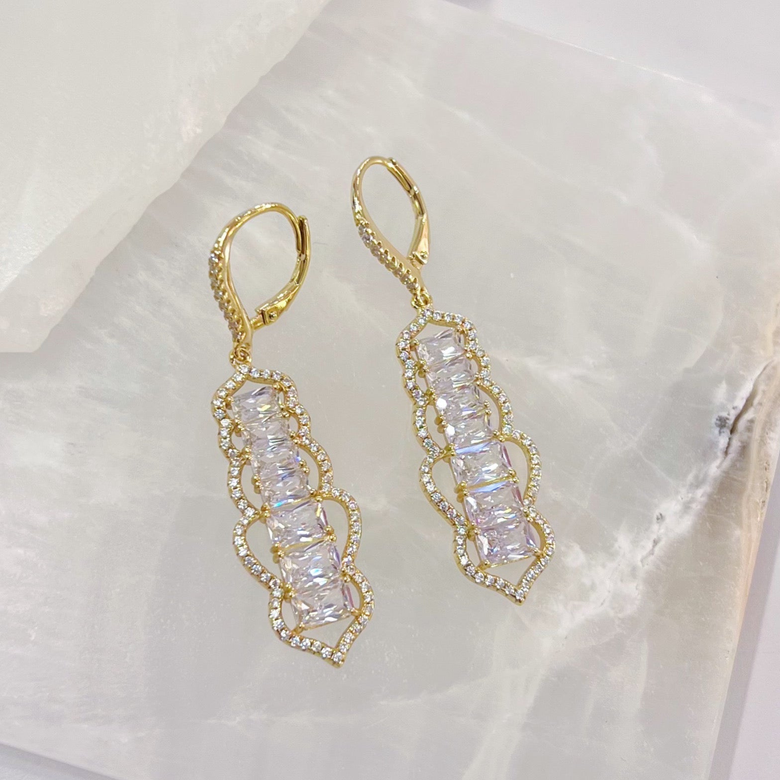 TULEEN BAGUETTE earrings