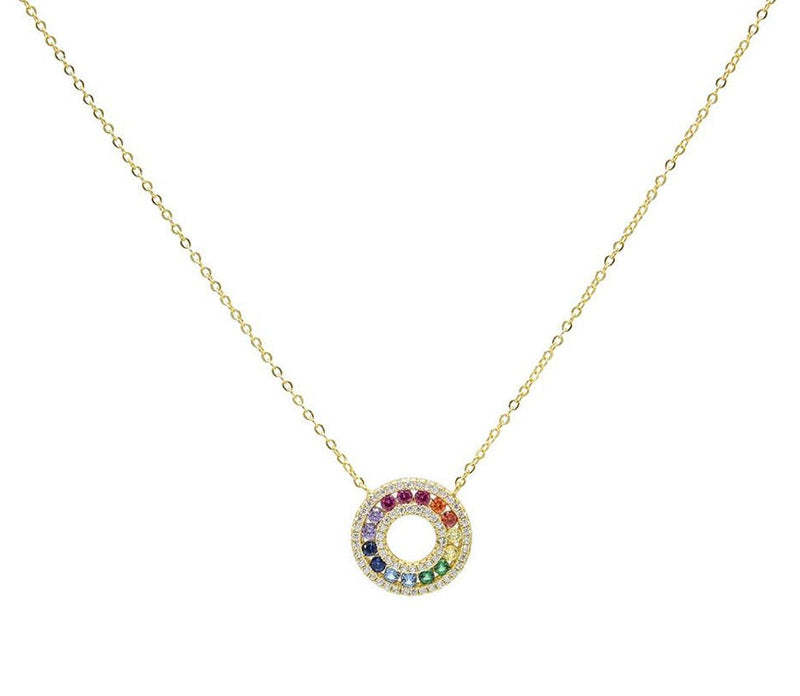 CIRCLE RAINBOW II necklace