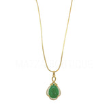 HAYA TEARDROP JADE necklace