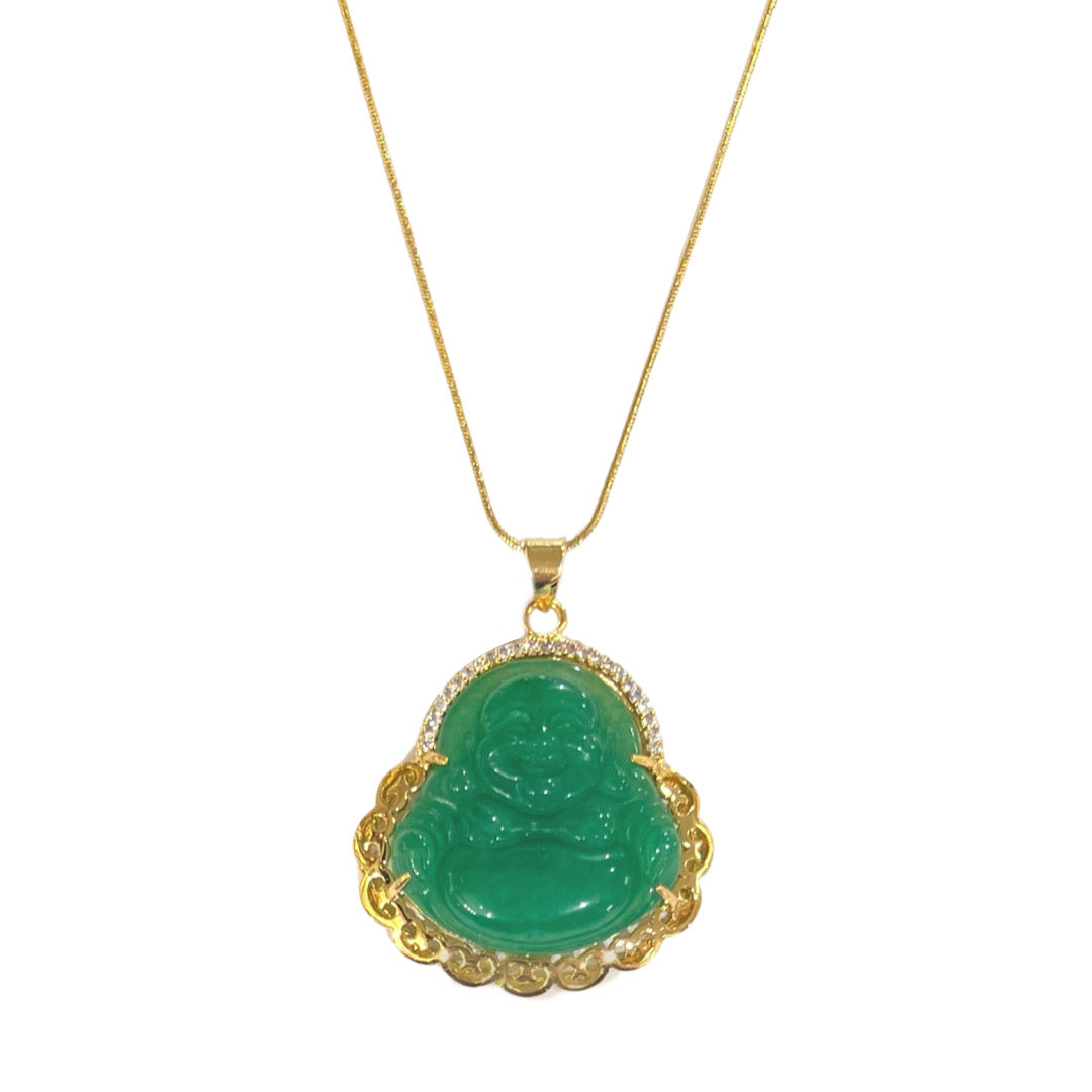DEDAN BUDDHA JADE necklace