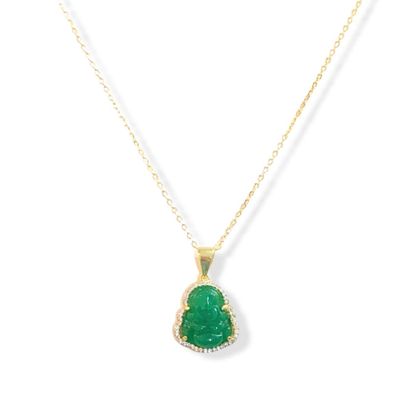 GREEN BUDDHA SUPER MINI necklace