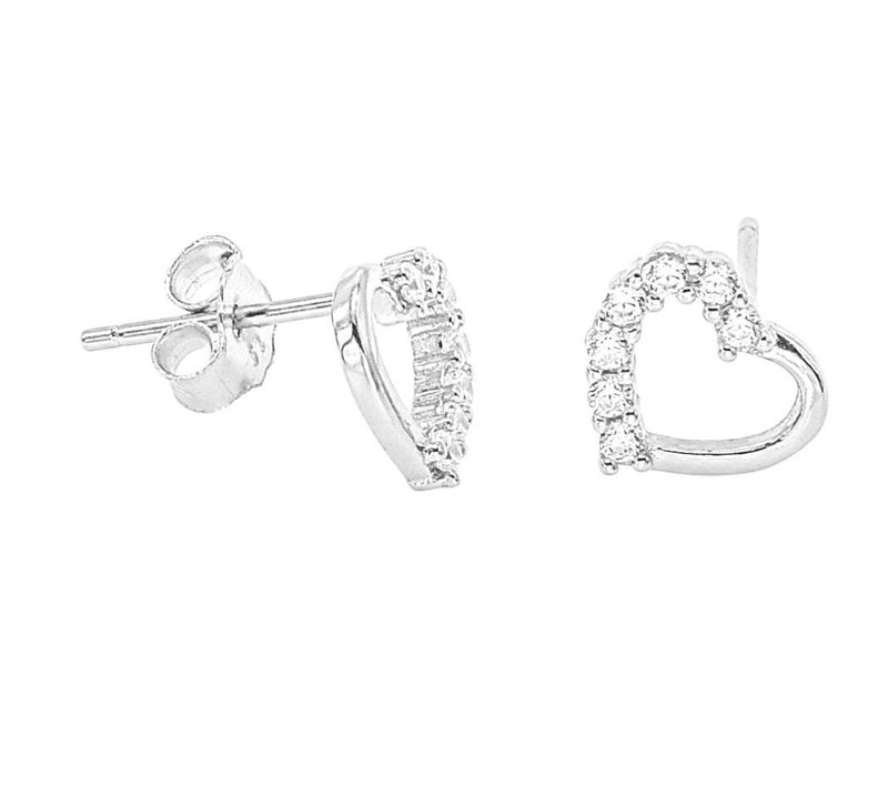HEART CRYSTAL II STUD earrings